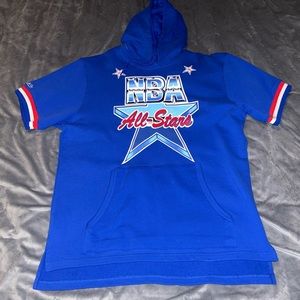 NBA All Star Hoodie Men's Mitchell & Ness Basketball Retro 1991 Hoodie - Large